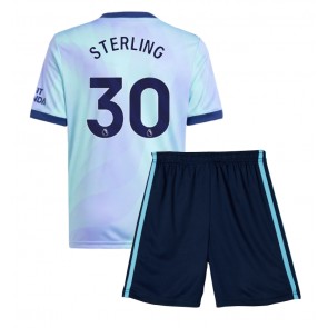 Arsenal Raheem Sterling #30 Dětské Alternativní dres komplet 2024-25 Krátký Rukáv (+ trenýrky)